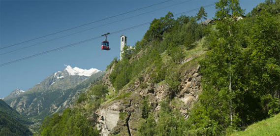Seilbahn nach Embd